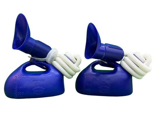 2 Portable Urinal Bottles for Women – Hygienic & Convenient